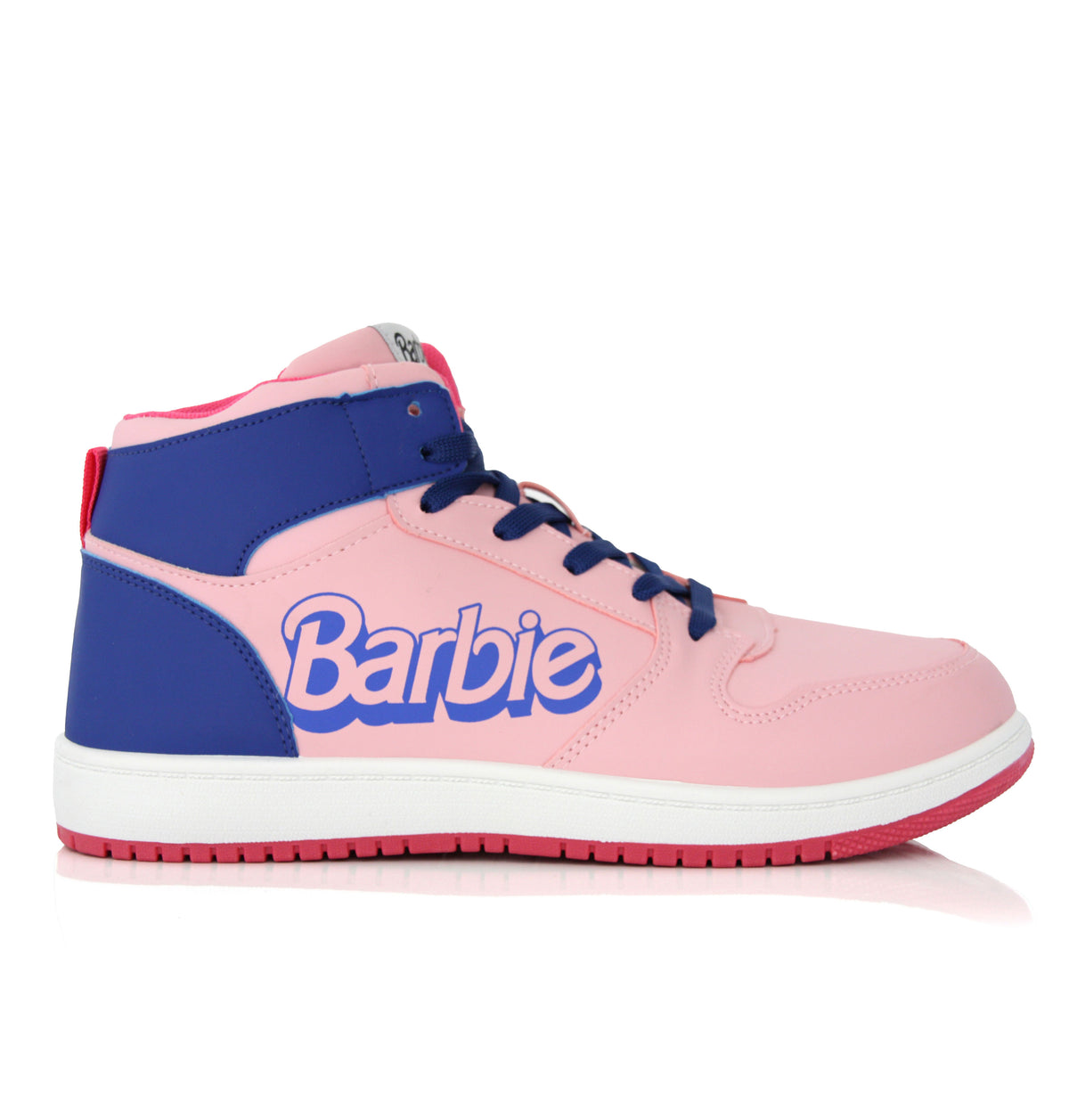 Baskets montantes Barbie roses et bleues 36 au 41