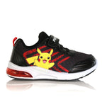 Baskets Enfant Pokémon Pikachu Noires et Rouges