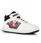 Baskets montantes Spider-Man blanches garçon 25 au 33