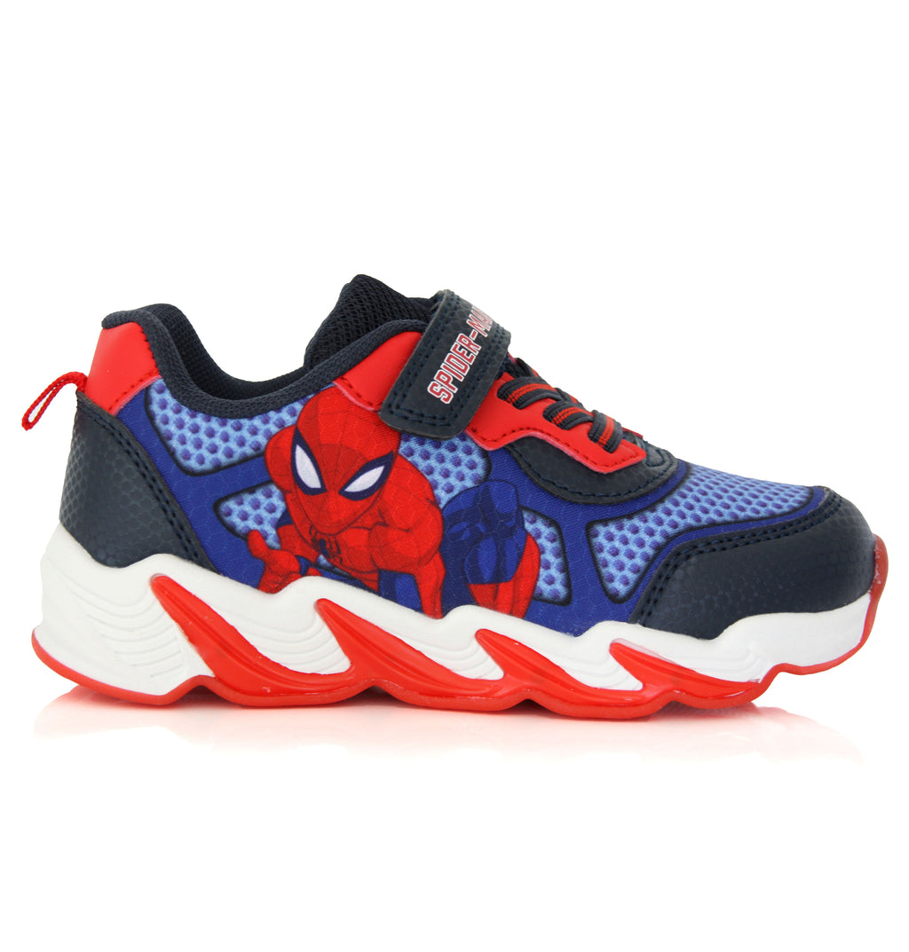 Baskets Spider-Man Enfant Bleu & Rouge – Scratch Confort du 25 au 33