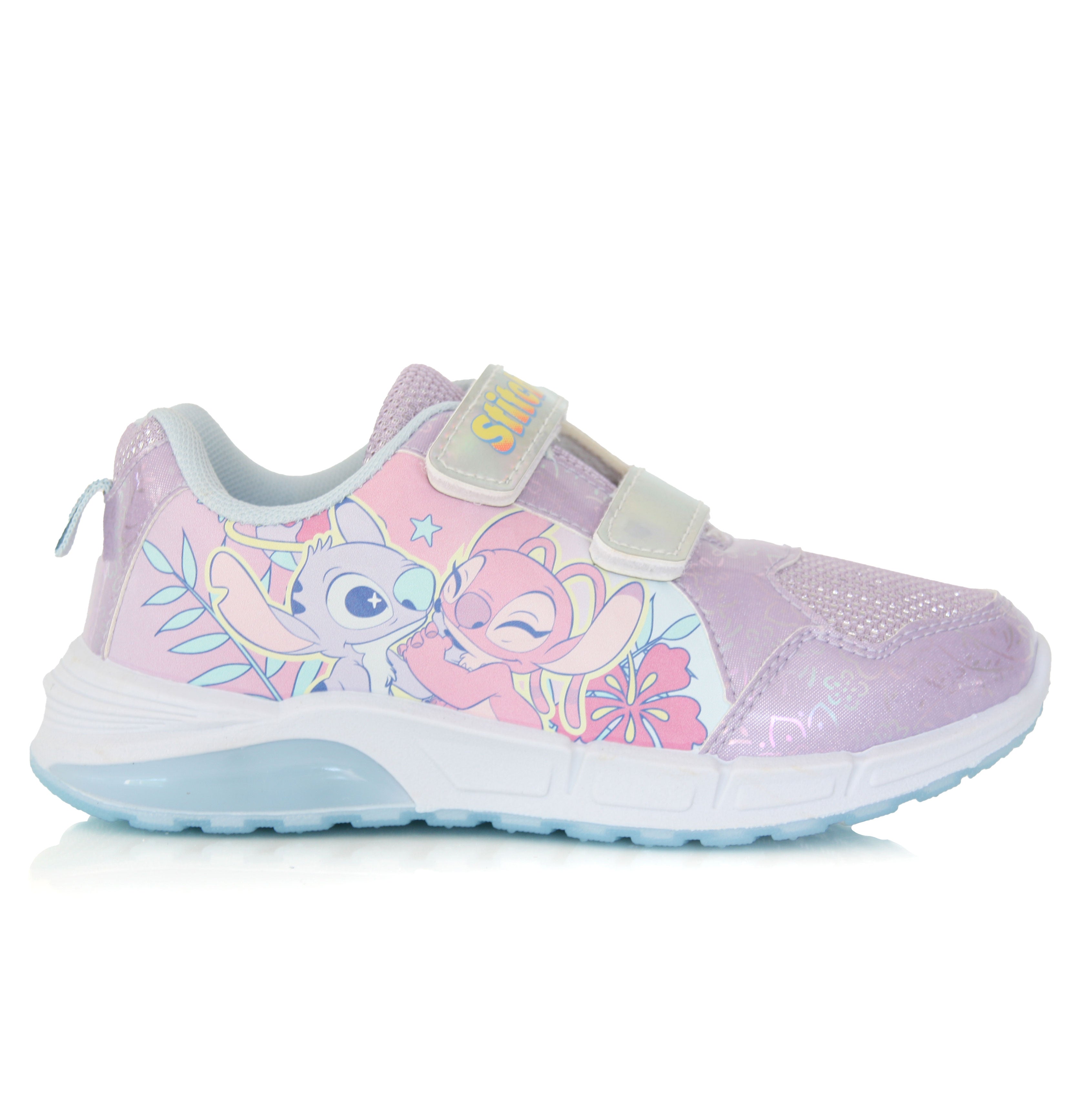 Baskets Stitch Fille Lumineuses Rose Scratch & Confort 24 au 32 Image principale du produit