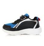 Baskets Superman Enfant Lumineuses Bleu Noir | Pointures 25 à 33