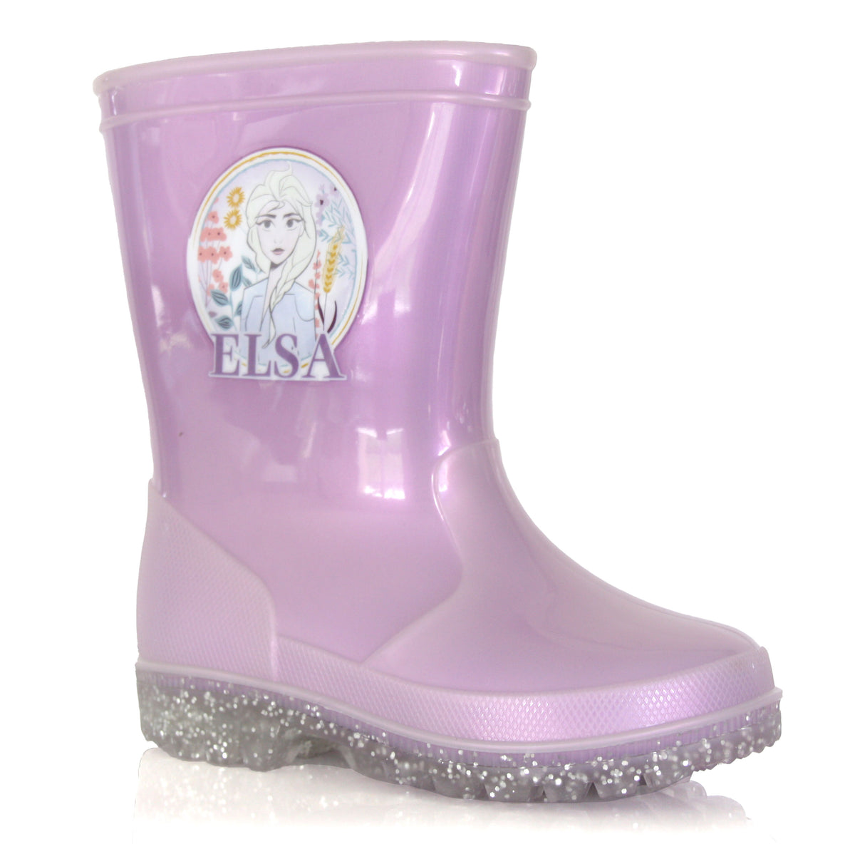 Bottes de Pluie Elsa Fille Rose Pailletées 22-30
