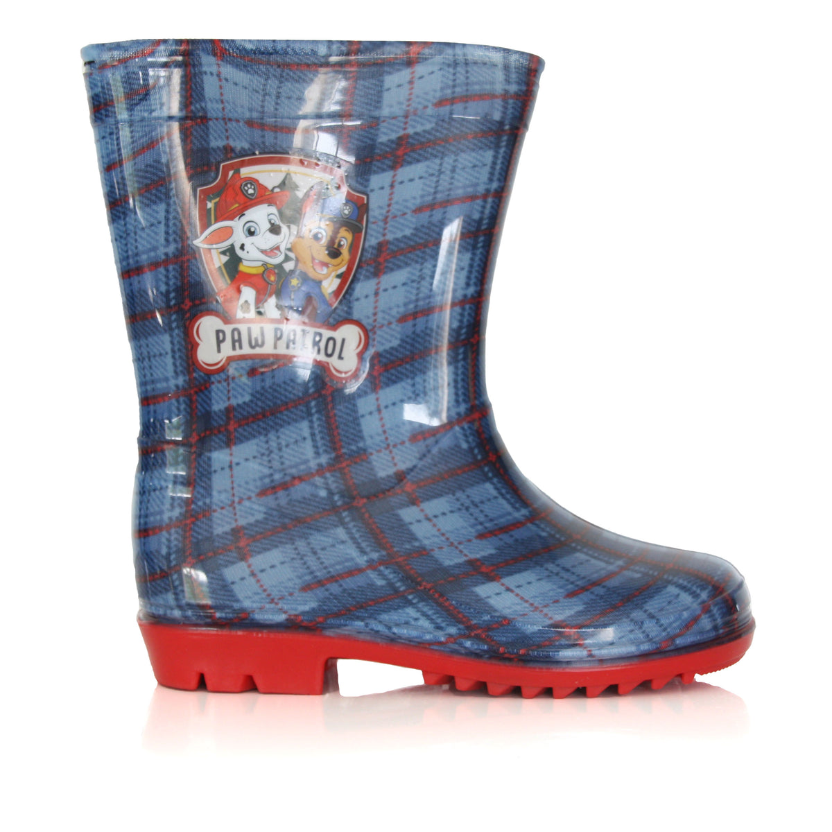 Bottes de pluie Pat’ Patrouille enfant – Bleu et rouge – 22 au 30
