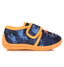 Chaussons Jurassic World bleu et orange