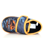 Chaussons Jurassic World bleu et orange