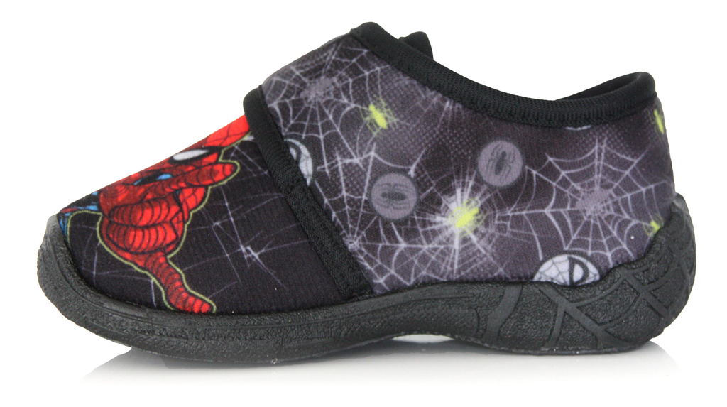 Chaussons Spiderman noir enfant