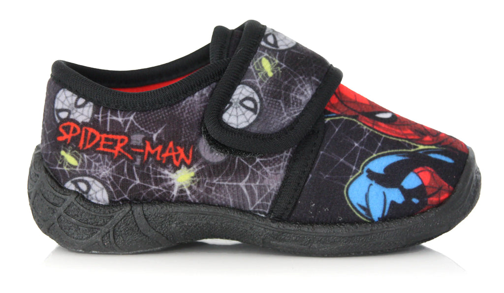 Chaussons Spiderman noir enfant