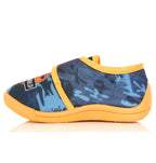 Chaussons Jurassic World bleu et orange