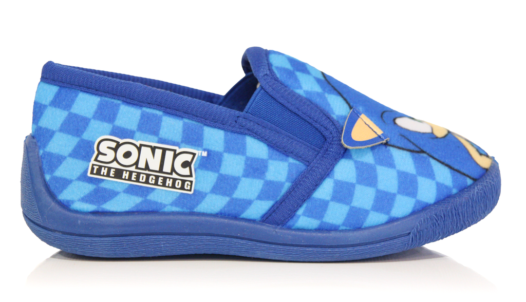 Pantoufles Enfant Sonic bleue