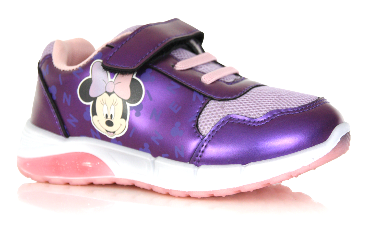 Basket Fille Minnie – Violet Métallisé