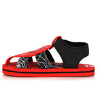 Sandales Spider-Man Rouges et Noires Garçon 25 au 33
