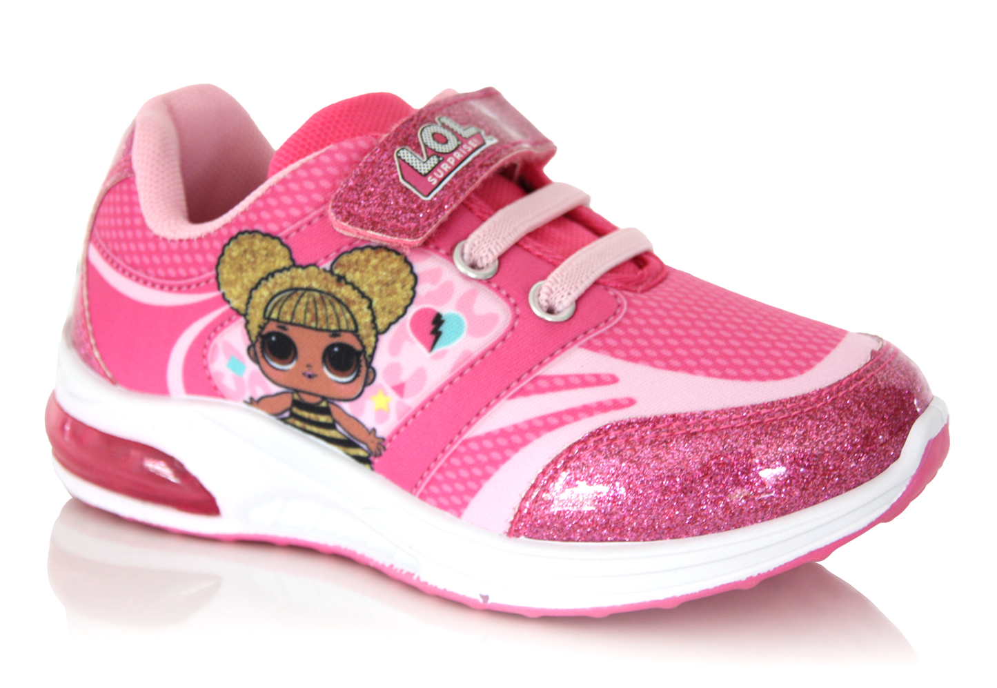 Baskets Enfant LOL Surprise Roses Paillettes & Confort