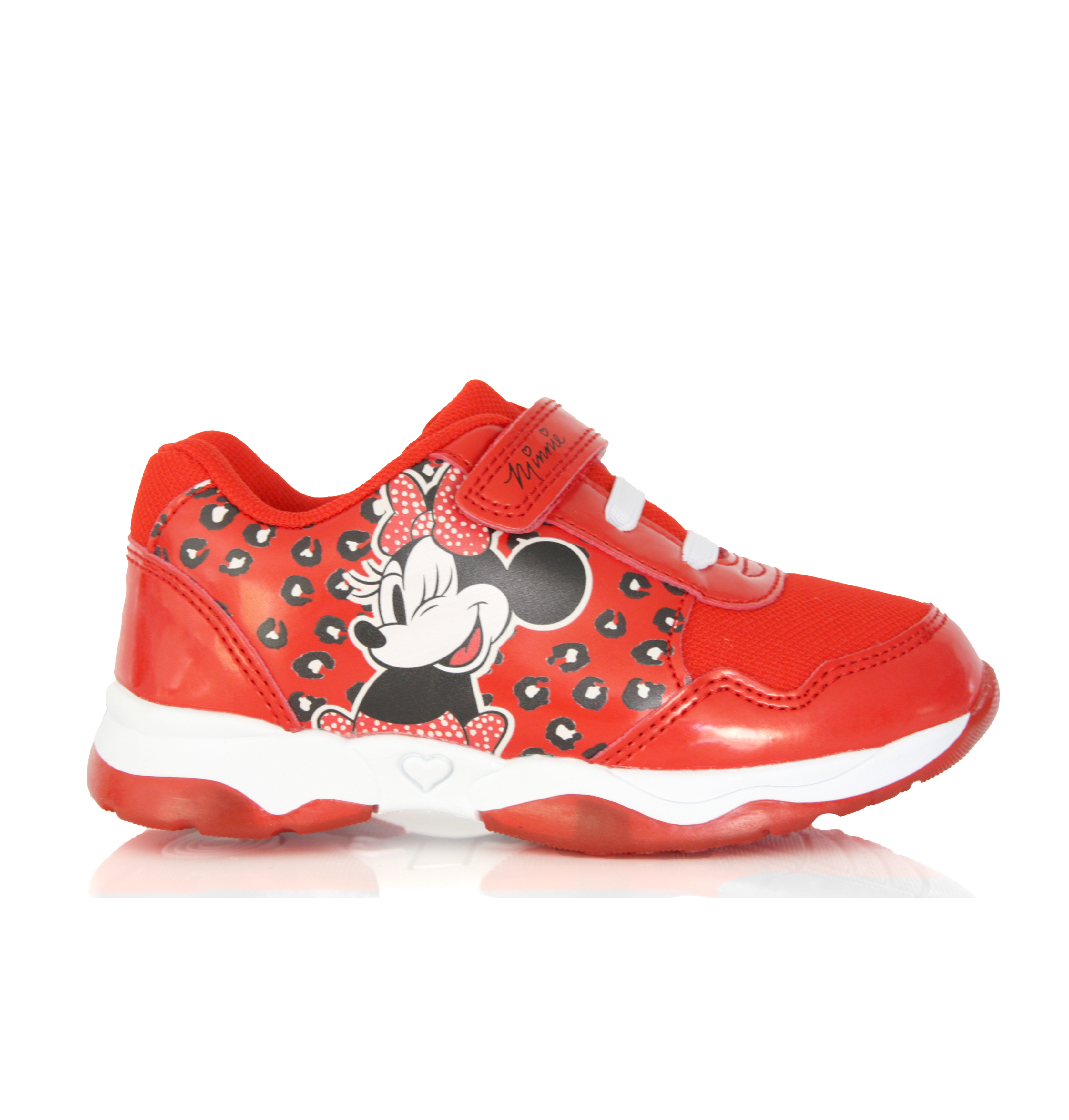 Baskets Enfant Minnie Mouse Rouges Image principale du produit
