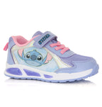 Baskets Stitch Fille Lumineuses Violet & Rose – Scratch Confort Enfant du 24 au 32