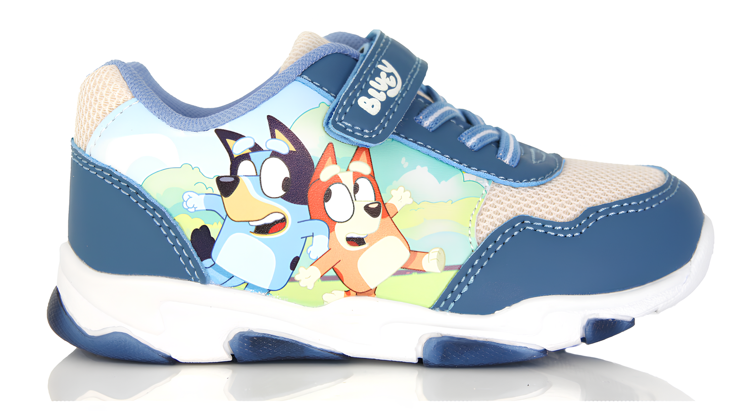 Baskets Enfant Bluey Bleu & Beige