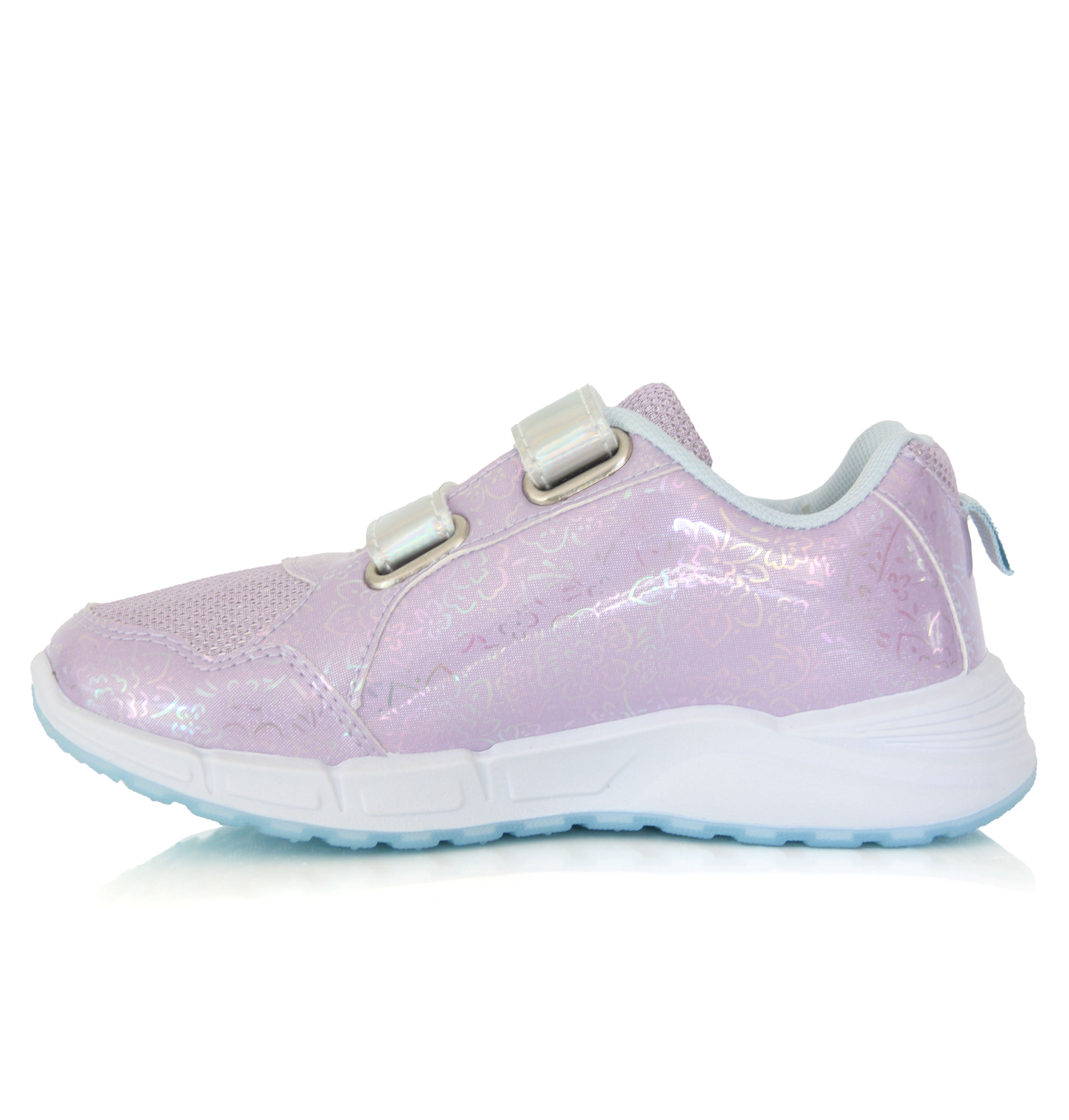 Baskets Stitch Fille Lumineuses Rose Scratch & Confort 24 au 32