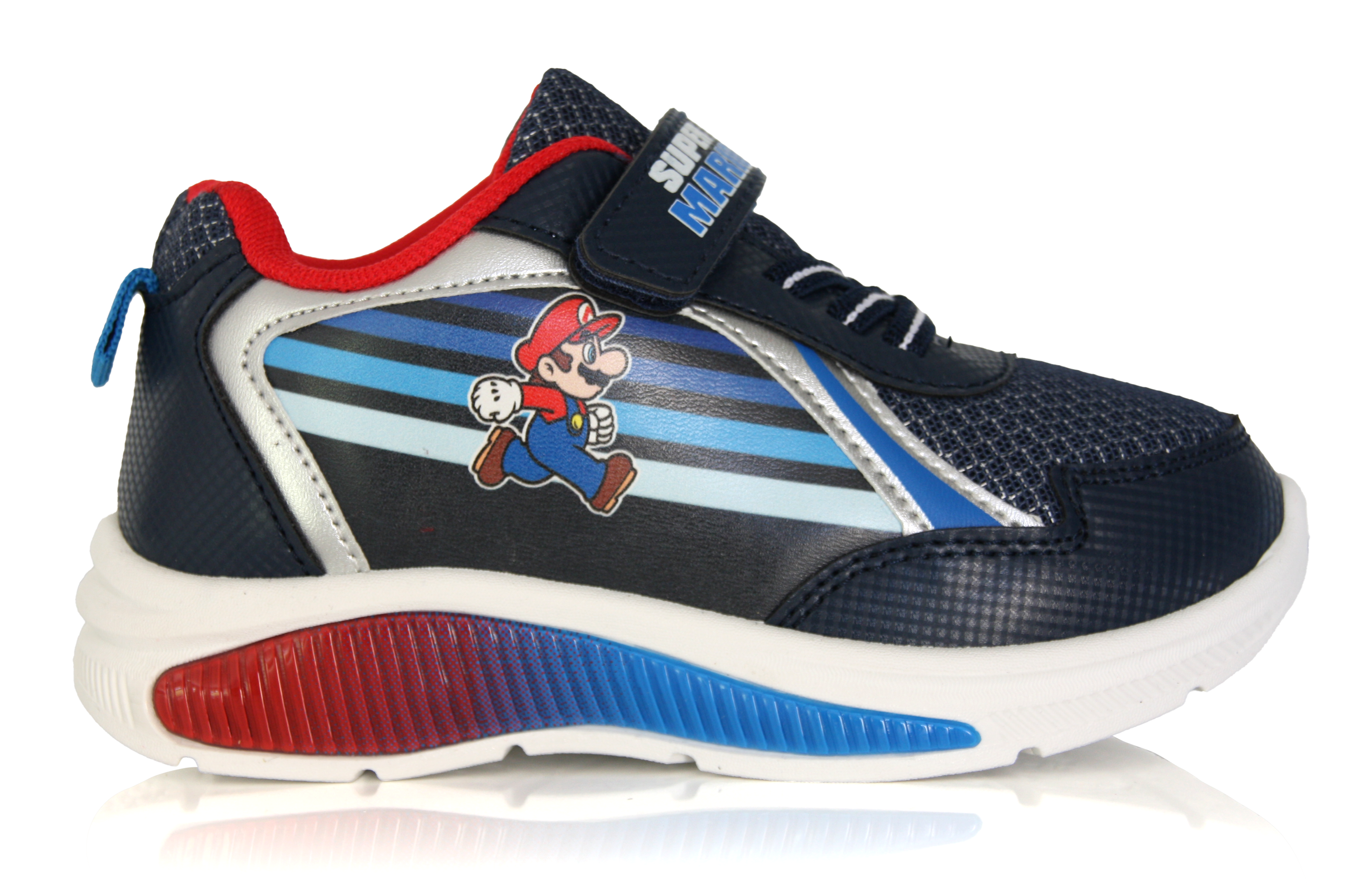 Baskets Enfant Super Mario bleue marine Image principale du produit