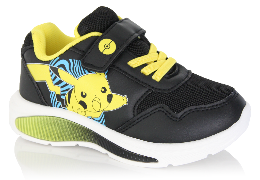 Baskets Enfant Pokémon Pikachu noir et jaune
