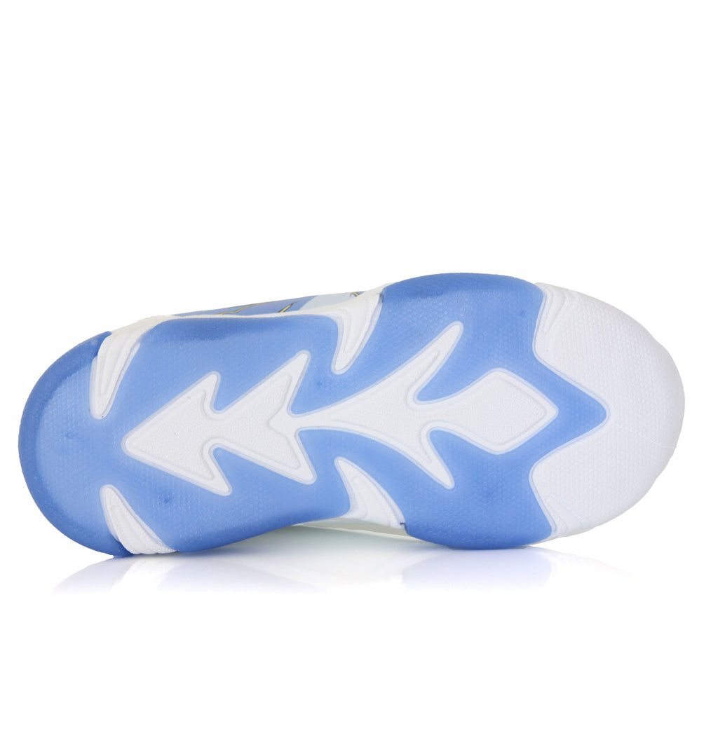 Baskets Stitch Enfant Semelle Lumineuse Bleu et Blanc – Scratch du 24 au 32