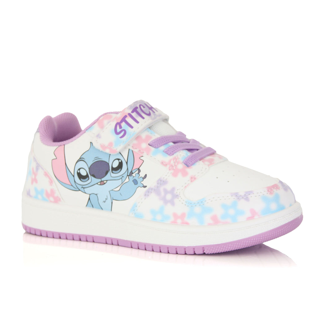 Baskets Enfant Stitch Disney Blanches & Pastel du 25 au 33