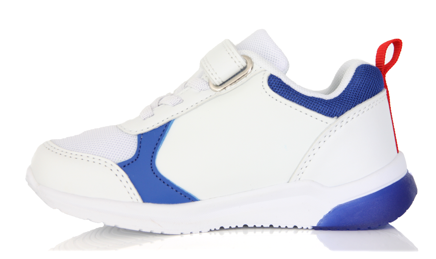 Baskets Enfant Super Mario Blanches & Bleues