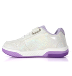 Baskets Fille Reine des Neiges Elsa Disney Scratch Violet & Blanche
