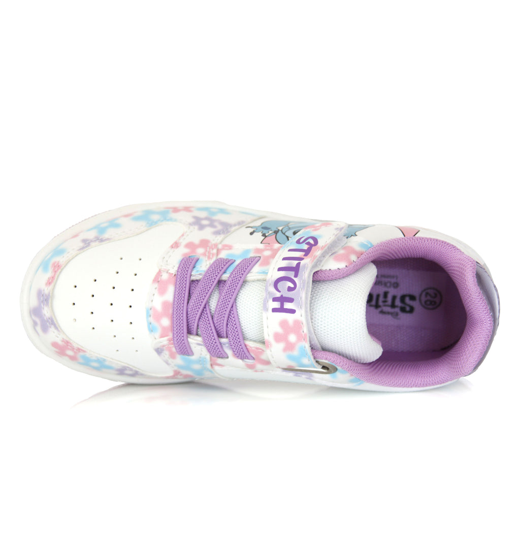 Baskets Enfant Stitch Disney Blanches & Pastel du 25 au 33