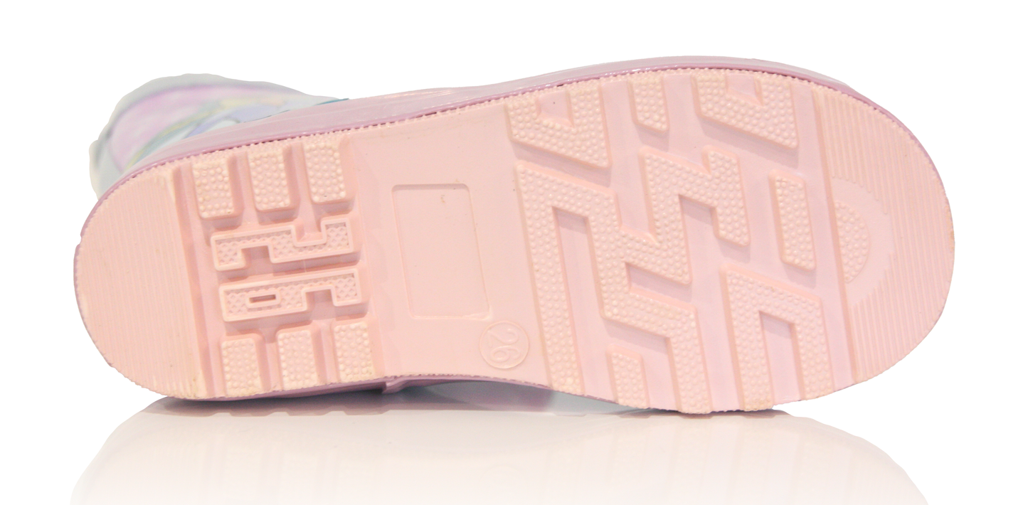 Bottes de Pluie Enfant Reine des Neiges Elsa et Anna