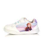 Baskets Fille Reine des Neiges Anna & Elsa blanche