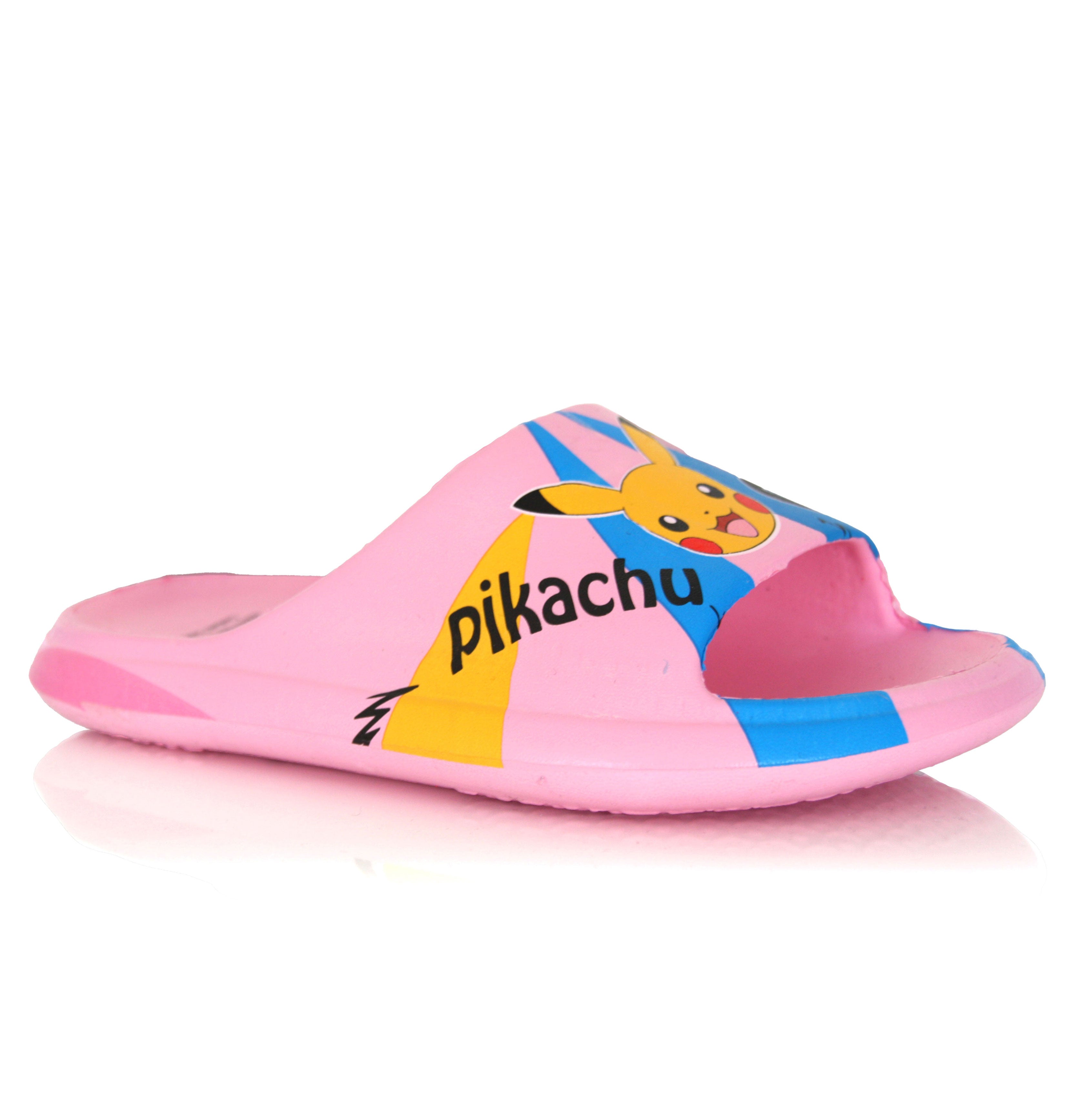 Claquettes Pokémon Pikachu Roses Enfant Officielles 25 au 33