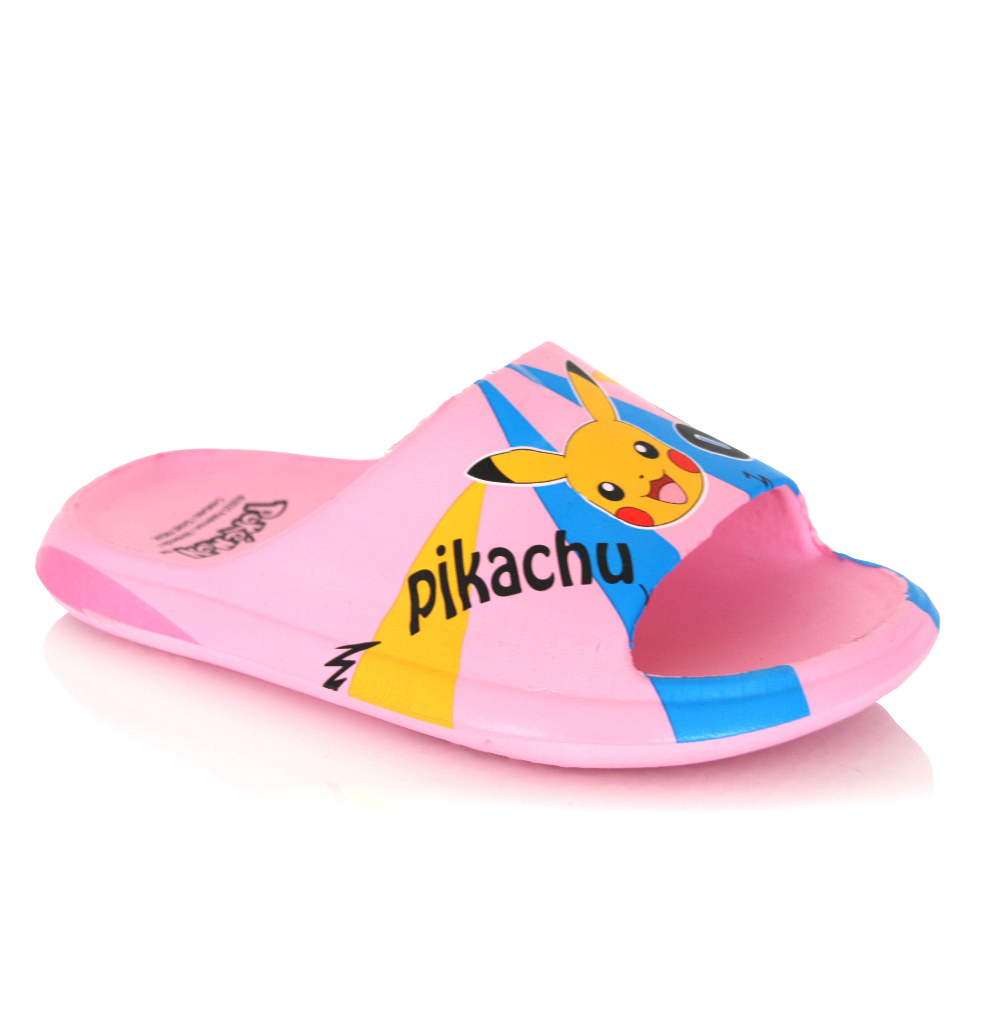 Claquettes Pokémon Pikachu Roses Enfant Officielles 25 au 33