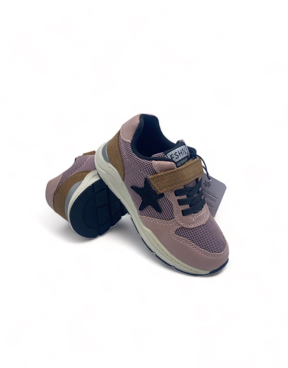 Basket à étoiles pour enfant à scratch - Fille