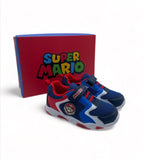 Basket enfant Super Mario rouge et bleue  à scratch - Garçon