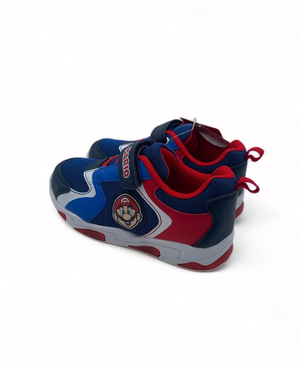 Basket enfant Super Mario rouge et bleue  à scratch - Garçon