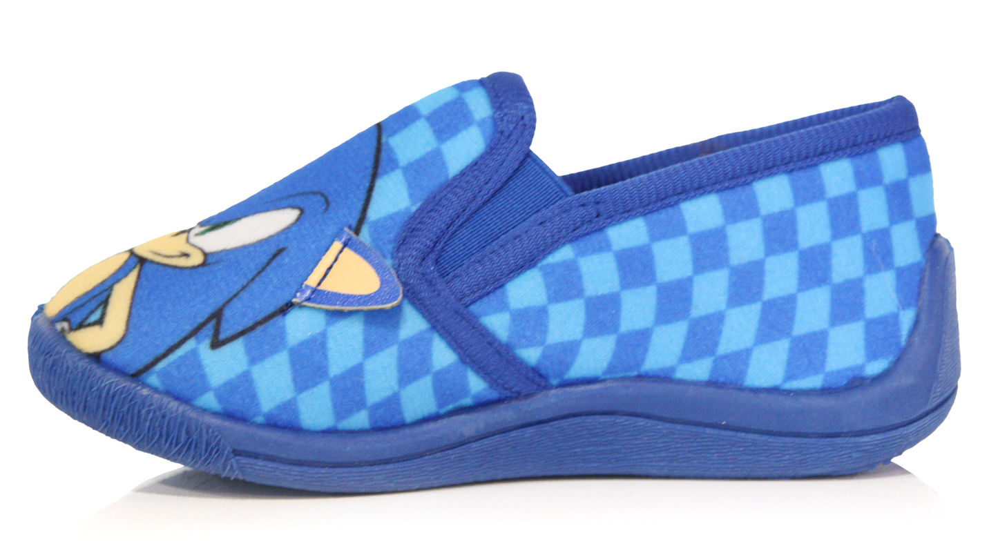 Pantoufles Enfant Sonic bleue
