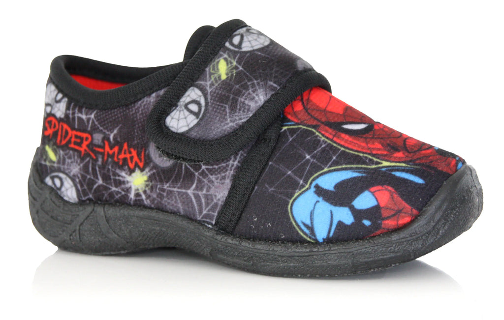 Chaussons Spiderman noir enfant