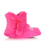 Pantoufles Montantes Barbie Fille Roses à Pompons du 24 au 32