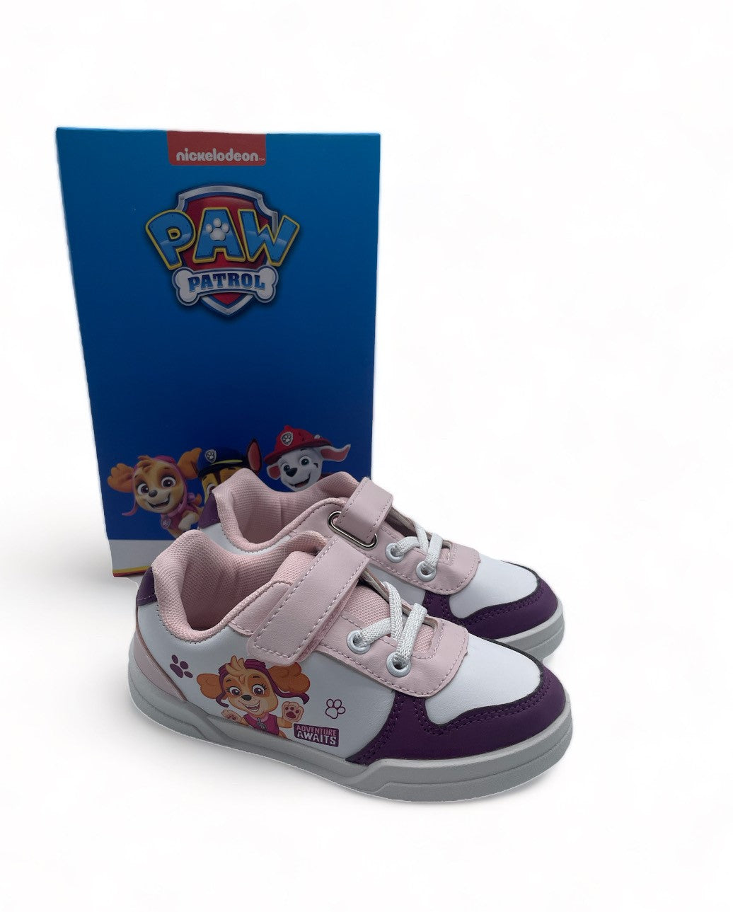 Basket Pat-Patrouille enfant blanche et rose Stella - Fille