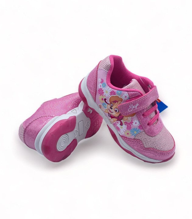 Basket éclairante à scratch rose pour enfant Stella Paw Patrol