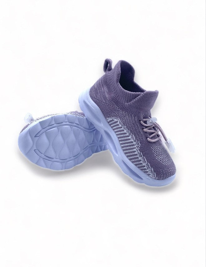 Basket éclairante en textile type chaussette rigide violette la Reine des Neiges pour Enfant