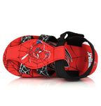 Sandales Spider-Man Rouges et Noires Garçon 25 au 33