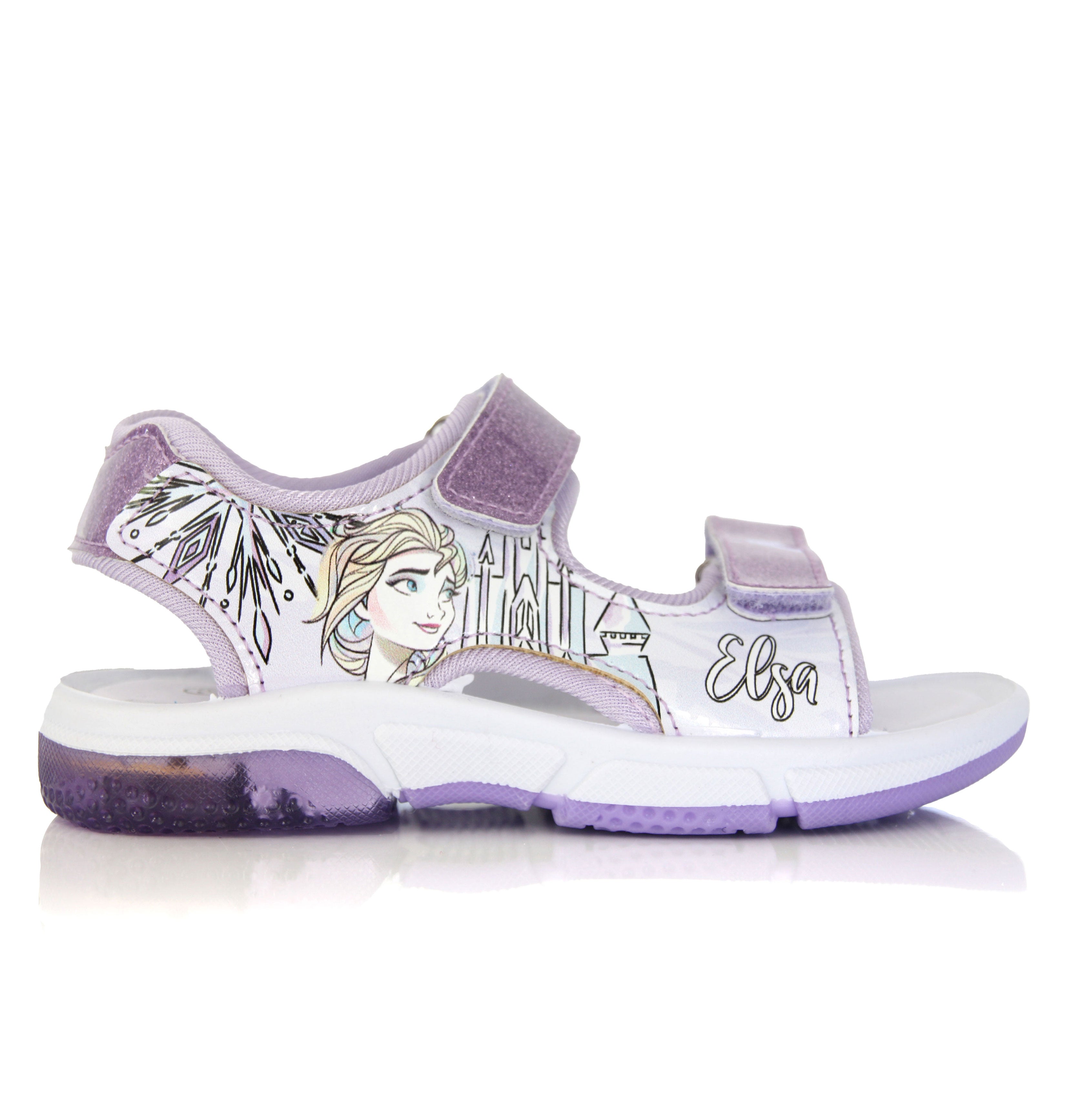Sandales Elsa Reine des Neiges Enfant – Scratch Confort 24–32 Image principale du produit