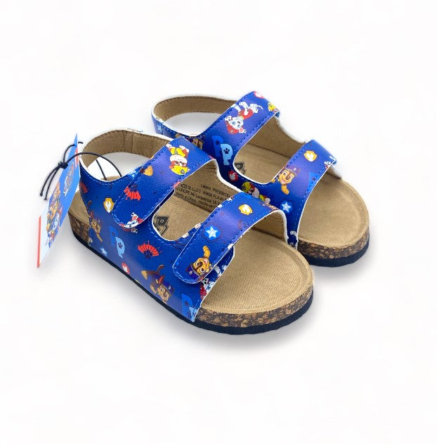Sandales Pat Patrouille Bleues à scratch