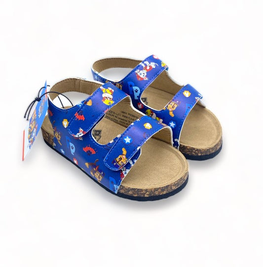 Sandales Pat Patrouille Bleues à scratch