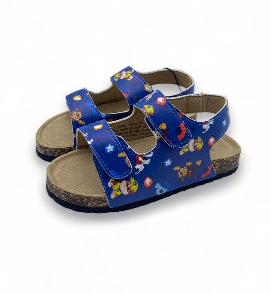 Sandales Pat Patrouille Bleues à scratch