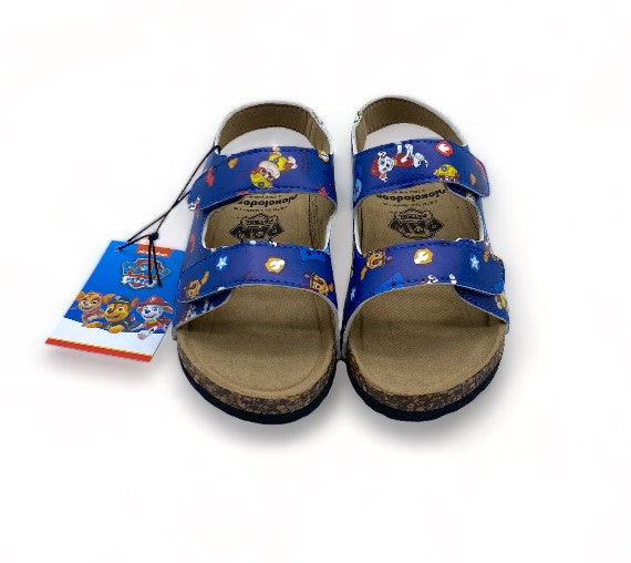 Sandales Pat Patrouille Bleues à scratch