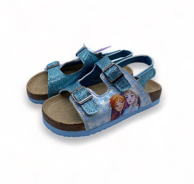 Sandales la reine des neiges pailletés bleu - FIlle