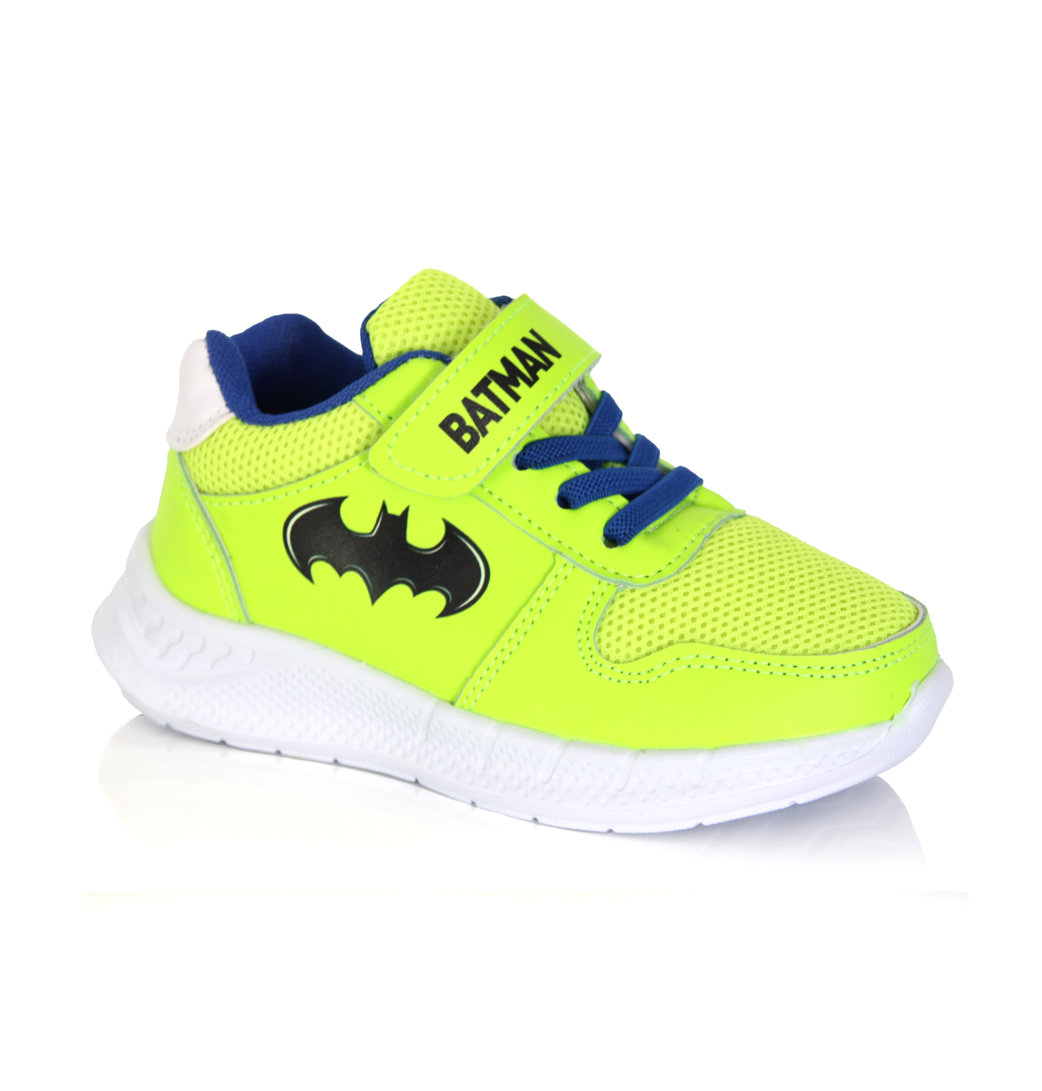 Baskets Enfant Batman jaune fluo