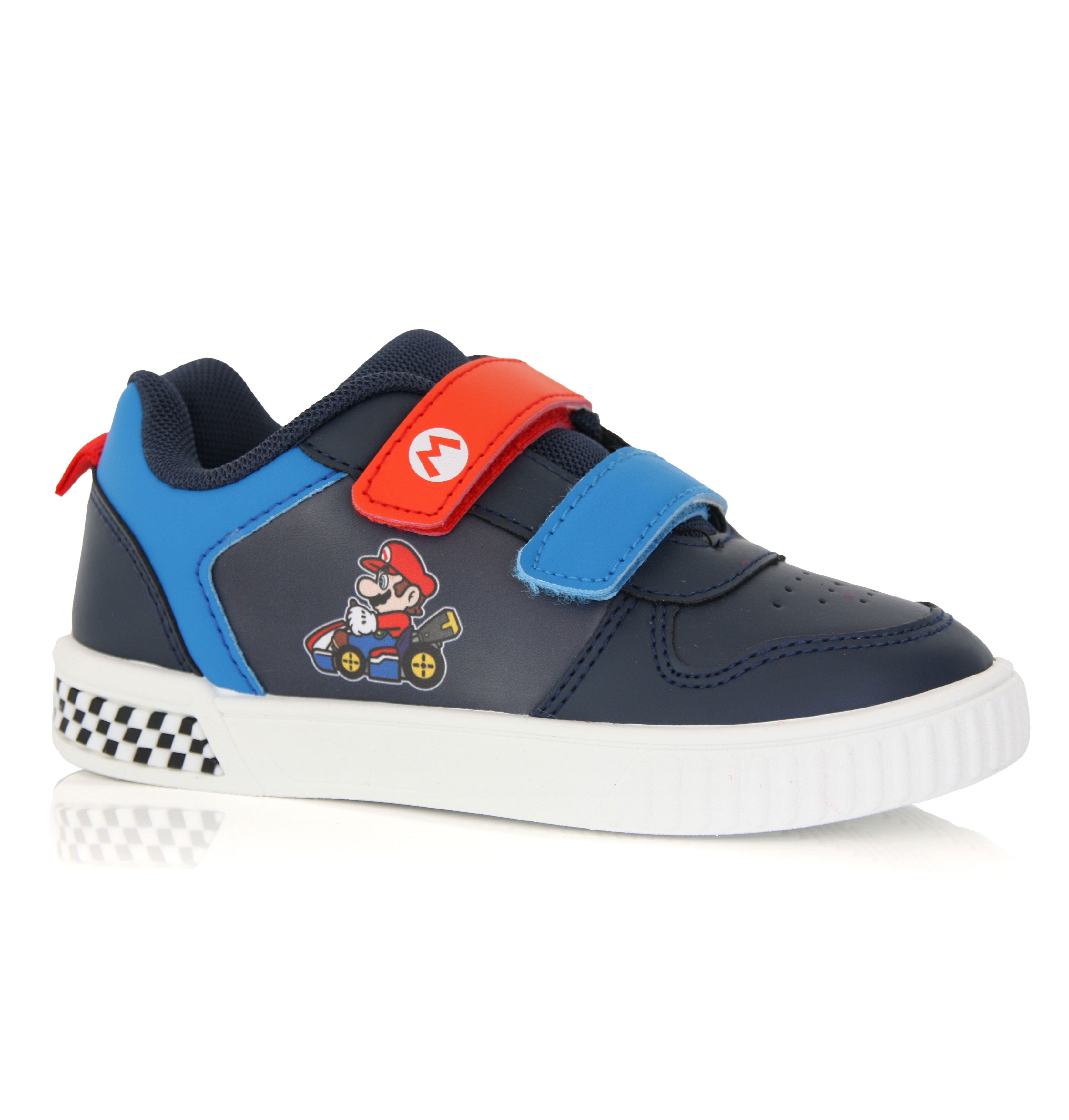 Baskets Enfant Super Mario Bleues & Rouges du 25 au 33